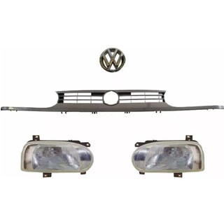 Foto 1 | Foto 1 | Faros Golf A3 93 94 95 96 97 98 Con Parrilla Y Emblema