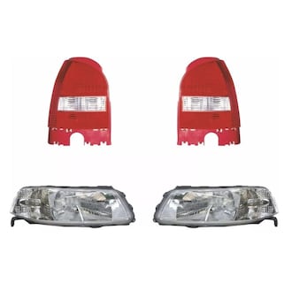 Foto 1 | Foto 1 | Faros Pointer Cromados 00 01 02 03 04 05 Con Calaveras Rojas