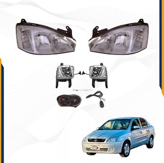 Foto 2 | Foto 2 | Kit Chevrolet Corsa 03 04 05 06 07 Faros Y Faros De Niebla