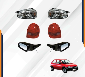 Foto 3 | Foto 3 | Faros Vidrio Chevy 3 Pts Pop 94-03 Con Calaveras Y Espejos