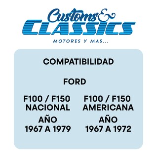 Foto 2 | Foto 2 | Calaveras Led Compatibles Ford F100 F150 Camioneta 67 Al 72