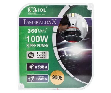 Foto 2 | Foto 2 | Kit Foco Hid Led IOL CSP Entrada 9006 Nitrógeno Con Canbus 200 W Luz Blanca Fija
