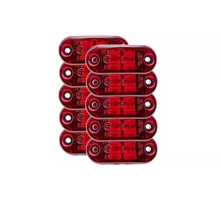 Foto 1 | Foto 1 | Set Focos Led Luz de Marcador Lateral para Auto 10pz Eo Safe Imports Esi-7948 color Rojo