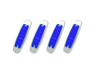 Foto 1 | Foto 1 | Plafones Led Belug Azules 4 Piezas