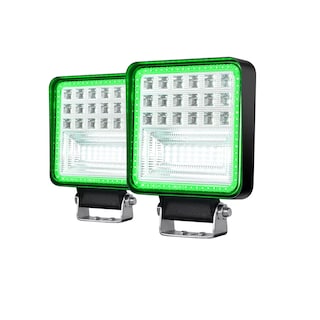 Foto 1 | Foto 1 | Par Faros Led Auxiliares Ojo De Angel Para Camion Eo Safe Imports Esi-18085 Verde