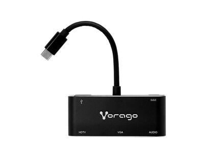 Foto 4 | Foto 4 | Adaptador Tipo C Vorago color Negro 5 en 1