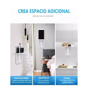 Foto 3 | Foto 3 | Regleta Multicontacto de Pared 3 Usb y 6 Salidas