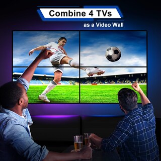 Foto 6 | Foto 6 | Controlador De Pared De Vídeo Portta Hdml 2x2 4k Con 11 Modos Rs232 - Venta Internacional.