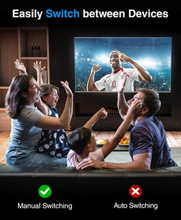 Foto 7 | Foto 7 | Conmutador Hdmi Kinivo 8k 2x1 Unidireccional 48 Gbps Hdr10+ - Venta Internacional.