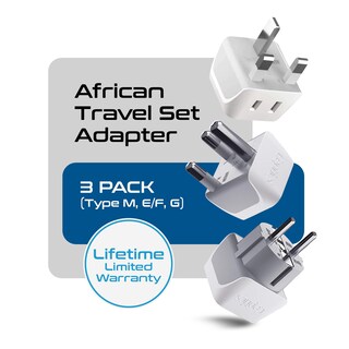 Foto 3 | Foto 3 | Set De Adaptadores De Viaje 2 En 1 De Ee. Uu. A África De Ceptics  Tipo M/e/f/g - Venta Internacional.