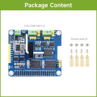 Foto 2 | Foto 2 | Expansión De Bus Can Hat Waveshare De 2 Canales Para Raspberry Pi - Venta Internacional.