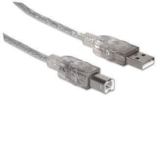 Foto 2 | Foto 2 | Cable USB tipo B Manhattan 333405 Gris