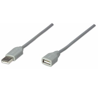 Foto 1 | Foto 1 | Cable USB Extension Manhattan 317238 Gris