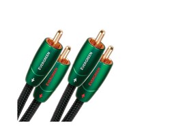 Cable Audioestéreo Audioquest Evergo1r color Verde de 1 m RCA a RCA