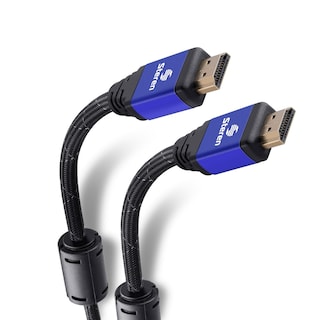 Foto 1 | Foto 1 | Cable Elite Steren HDMI 4K con Filtros de Ferrita 90 cm color Azul 299-803caz