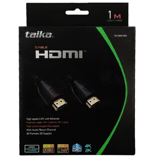 Foto 2 | Foto 2 | Cable Hdmi Taika 1 m 2k/4k/3d/full Hd/super Hd 60hz