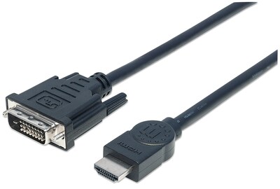 Foto 1 | Foto 1 | Cable HDMI a DVI-D Manhattan 372510 color Negro 3 m