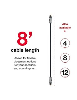 Foto 3 | Foto 3 | Cable Audio Y Óptico 10 Cm Rocketfish Negro