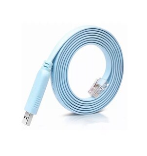 Foto 4 | Foto 4 | Cable Rj45 Macho a USB Hembra Consola Cisco Ethernet Cat E5 Azul Claro