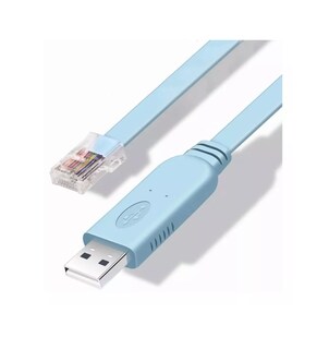Foto 2 | Foto 2 | Cable Rj45 Macho a USB Hembra Consola Cisco Ethernet Cat E5 Azul Claro