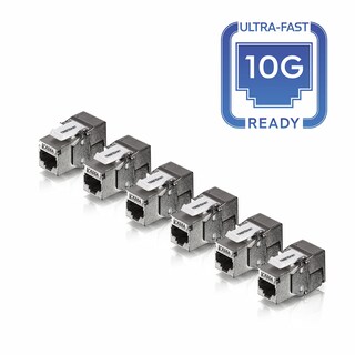 Foto 2 | Foto 2 | Paquete de 6 Conectores RJ45 Blindados Keystone Jack Trendne - Venta Internacional