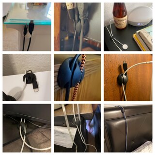 Foto 8 | Foto 8 | Venta Internacional - Organizador De Cables Ohill Desk, 24 Unidades, Color Negro