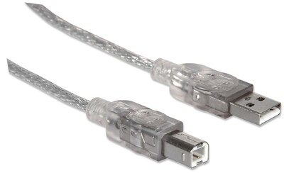 Foto 2 | Foto 2 | Cable Usb B De Alta Velocidad Manhattan 345408 Plateado 5m
