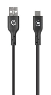 Foto 4 | Foto 4 | Cable USB-C Manhattan para Dispositivos de Alta Velocidad 1 m Negro