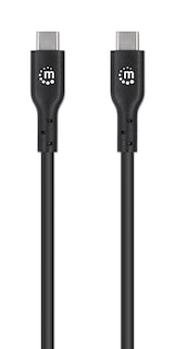 Foto 4 | Foto 4 | Cable USB-C Manhattan para Dispositivos de Súper Velocidad Negro 50 cm