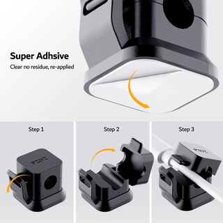 Foto 5 | Foto 5 | Clips Adhesivos para Cable de Carga Pzoz 6 Piezas - Venta Internacional