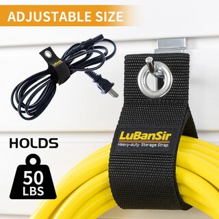 Foto 2 | Foto 2 | Organizador Con Soporte Para Cables De Extensión Lubansir, Paquete De 9, 13 Pulgadas - Venta Internacional.