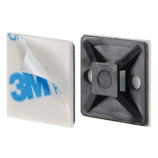 Foto 1 | Foto 1 | Soportes de Cierre con Cremallera XHF 100 Unidades Autoadhesivos Negros - Venta Internacional