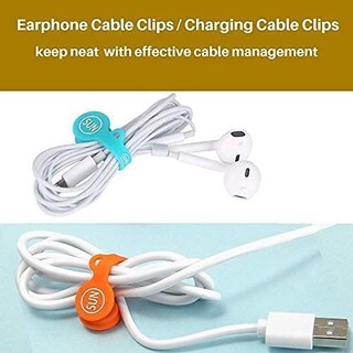 Foto 5 | Foto 5 | Organizadores De Cables Magnéticos Sunficon, Paquete De 6 Clips Para Cables, Blancos - Venta Internacional.