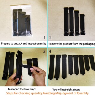 Foto 6 | Foto 6 | Organizador De Cables De Extensión Ztsxllim Heavy Duty (paquete De 8) - Venta Internacional.
