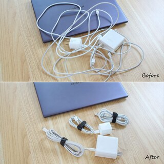 Foto 2 | Foto 2 | Bridas Reutilizables Oneleaf 80 Unidades Ajustables 15 Cm Negras- Venta Internacional