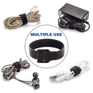 Foto 6 | Foto 6 | Bridas Reutilizables Oneleaf 80 Unidades Ajustables 15 Cm Negras- Venta Internacional