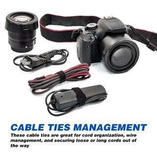 Foto 7 | Foto 7 | Bridas Reutilizables Oneleaf 80 Unidades Ajustables 15 Cm Negras- Venta Internacional