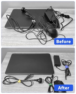 Foto 7 | Foto 7 | Organizador De Cables Grodoe, Cable Colorido, 120 Piezas, 15 Cm, Correa De Cable - Venta Internacional.