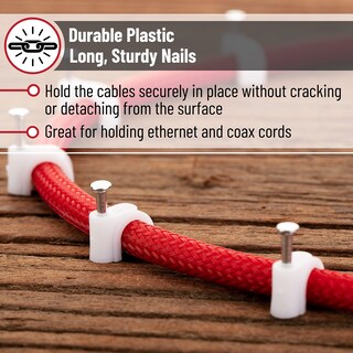 Foto 4 | Foto 4 | Clips Para Cables Bates Choice Pro Con Clavos De Acero, Color Blanco, 360 Unidades - Venta Internacional.