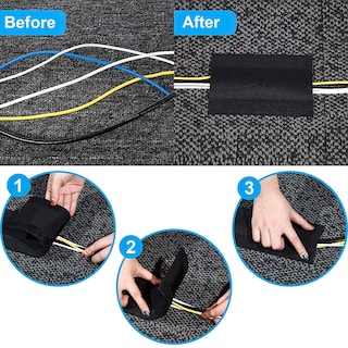 Foto 4 | Foto 4 | Protector De Cable Cable Grip Para Suelo Willbond, Color Negro - Venta Internacional.