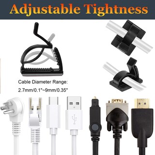 Foto 2 | Foto 2 | Clips De Gestión De Cables Soulwit Ajustables, 50 Piezas - Venta Internacional.