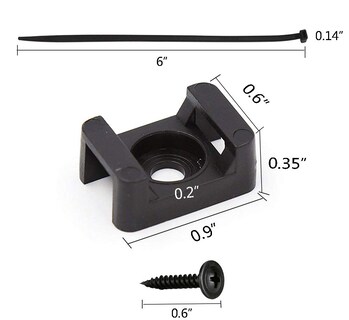 Foto 2 | Foto 2 | Soporte de Alambre para Montaje en Sillín Negras 50 Piezas - Venta Internacional