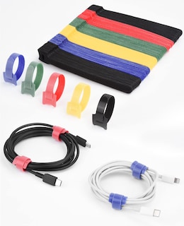 Foto 1 | Foto 1 | Organizador De Cables Grodoe, Cable Colorido, 120 Piezas, 15 Cm, Correa De Cable - Venta Internacional.