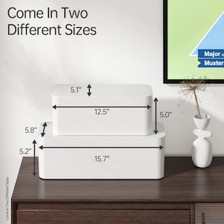 Foto 4 | Foto 4 | Caja De Gestión De Cables Yecaye Grande Y Mediana Para El Hogar Y La Oficina - Venta Internacional.