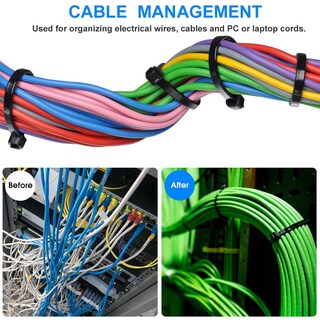 Foto 6 | Foto 6 | Bridas con Cremallera Tantti Supply Negras 100 Unidades de 20 cm C/U - Venta Internacional