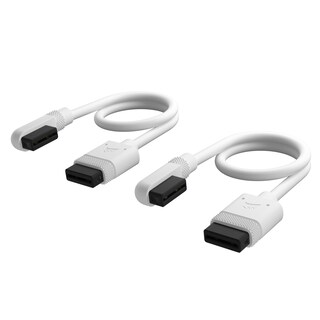 Foto 1 | Foto 1 | Cable Corsair Icue Link Slim 200 Mm Recto/delgado 90° Blanco X2 - Venta Internacional.