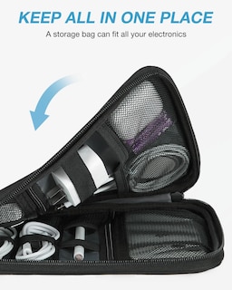 Foto 6 | Foto 6 | Estuche De Viaje Bagsmart, Organizador De Productos Electrónicos Para Artículos Esenciales - Venta Internacional.