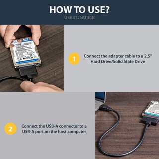 Foto 5 | Foto 5 | Adaptador De Disco Duro Usb 3.1 A 2.5 Sata Startech.com - Venta Internacional.
