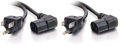 Foto 1 | Foto 1 | Cable De Alimentación C2g/cables To Go Legrand Universal 90° 3 M Negro - Venta Internacional.