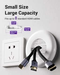 Foto 5 | Foto 5 | Kit De Gestión De Cables Vcelink Brush In Wall Para Tv Montado En La Pared - Venta Internacional.